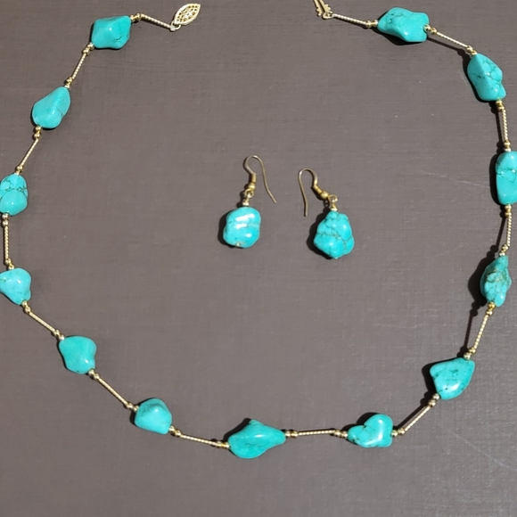 Turquoise gemstone set - Picture 4 of 5
